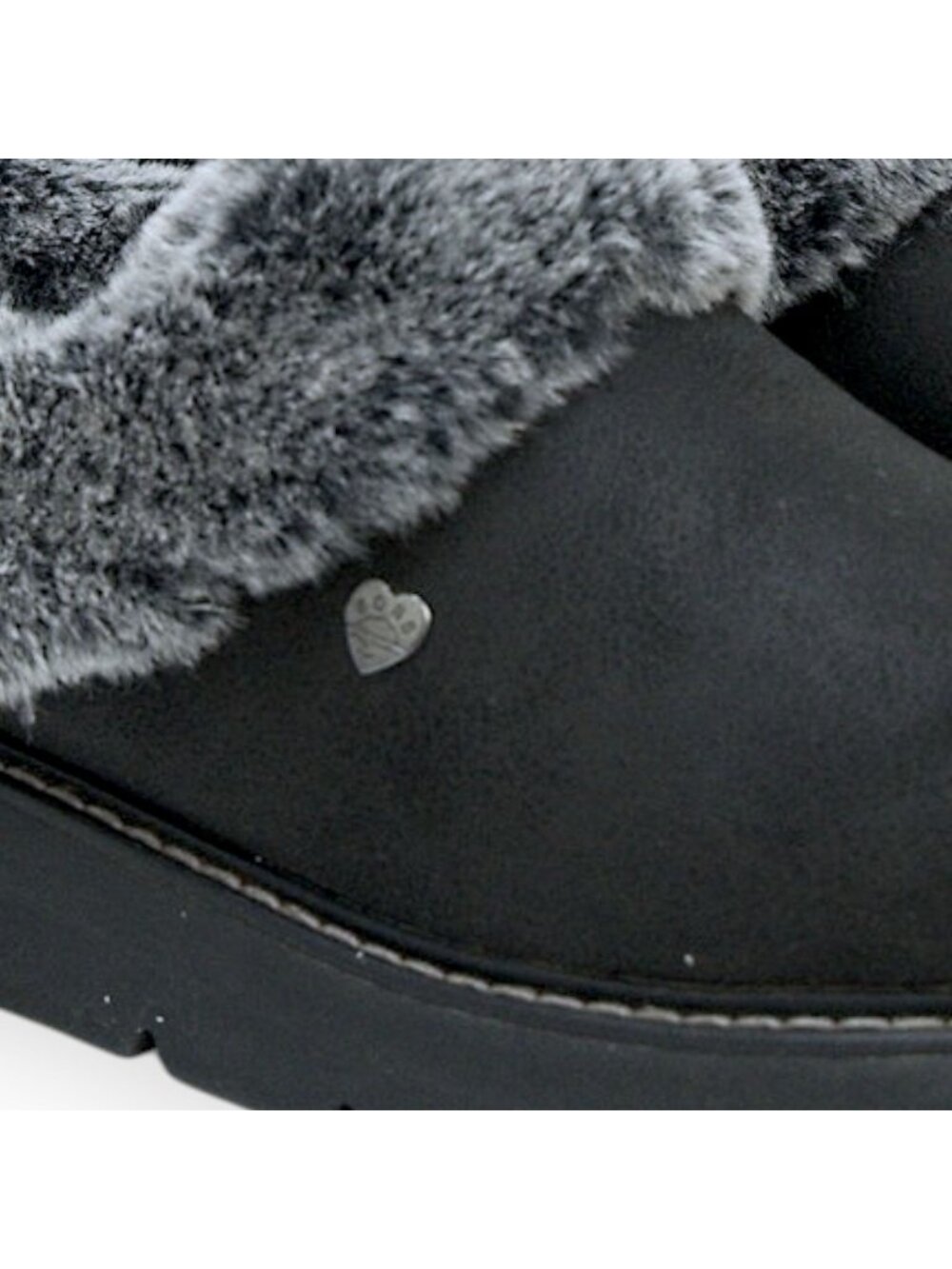 BOBS Skechers Keepsakes Lite Slipper Clog  Size 9 Womens Faux Fur Black Shoes - Picture 10 of 12